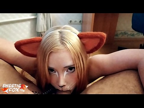 ❤️ Kitsune اس کے منہ میں ڈک اور سہ نگل ️❌ مقعد فحش  ❌️